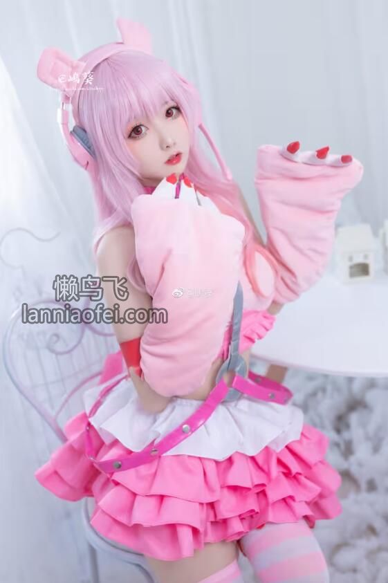 [cosplay]超级索尼子粉色可爱熊熊cos